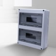 thumbnail image 2 of Surface-Mounted Junction Box 2 Rows 24 Circuits Plastic Outdoor Electrical Waterproof Distribution Box Switch Box, 2 of 10