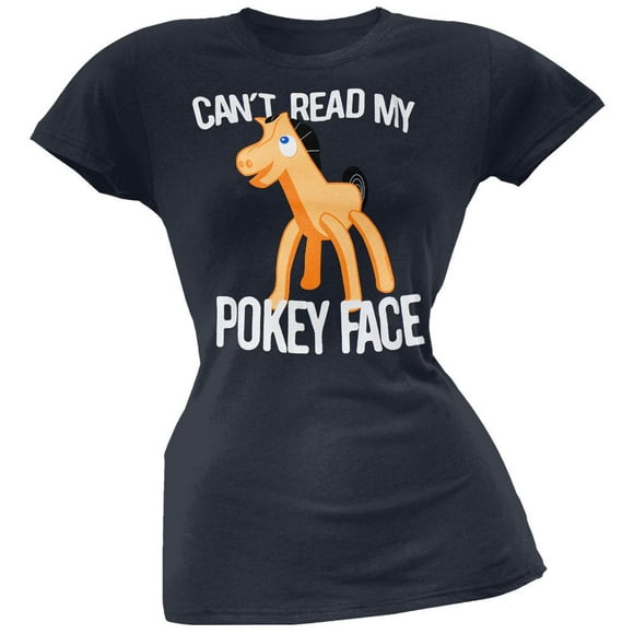 Gumby - Pokey Face Juniors T-Shirt