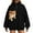 Black, variant on Women Sweatshirt With Pouch For Small Dog Quarter Zipper Dog Carrier Sweatshirt Fashionable Long Sleeve Oversized Pocket Pullover Tops Winter Clothes