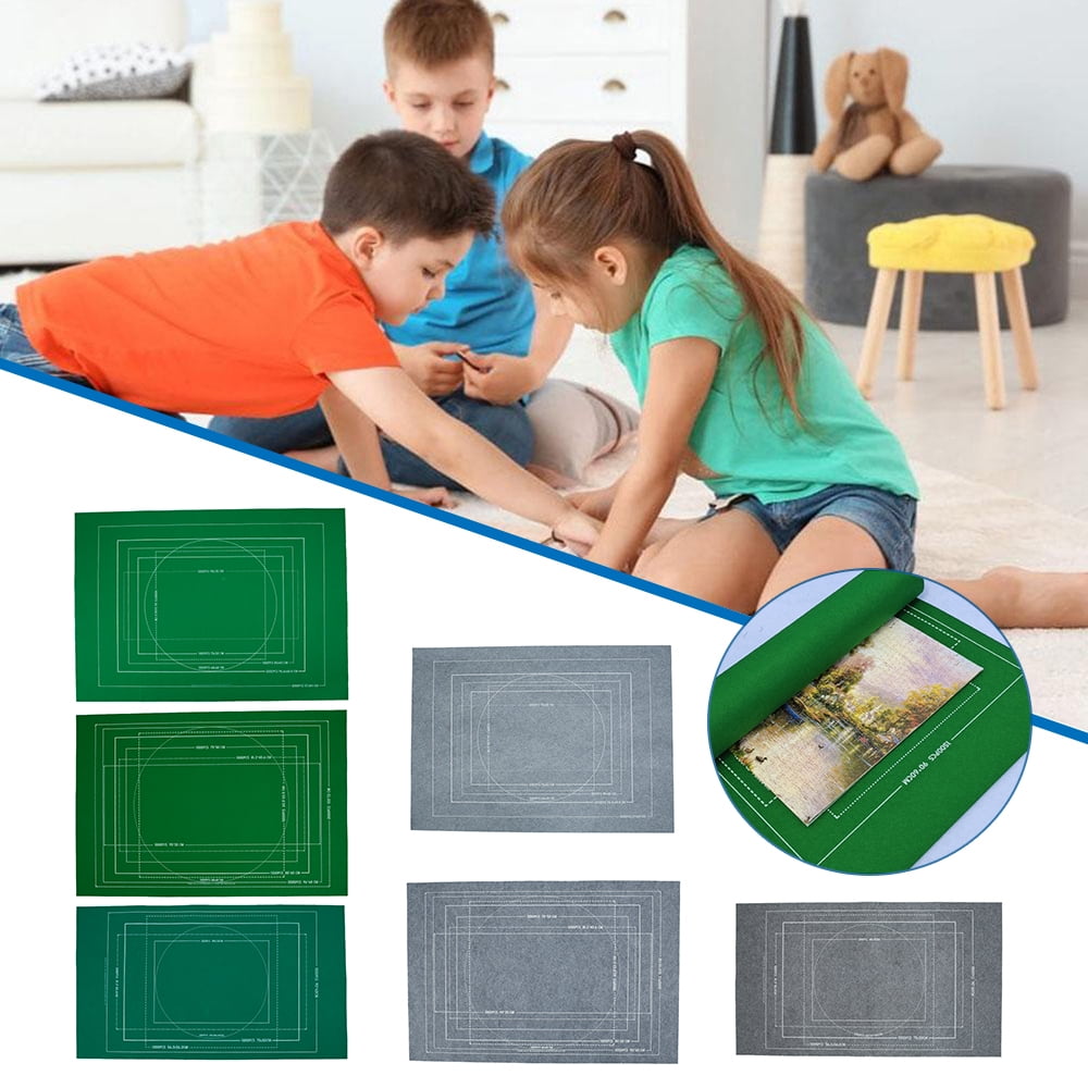 Giant Puzzle Roll-Up Mat Jigsaw Jumbo Large 3000 Pieces Fun Game Easy Storage 