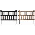 thumbnail image 5 of Plastic Outdoor Garden Flower Edger Fence, Border, Set of 4 Panels, Bronze, 5 of 7