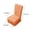 Orange, variant on Household Cotton Linen Chair Cover - Dining Room Stretch Chair Slipcover With Skirt Kitchen Seat Protector Wedding