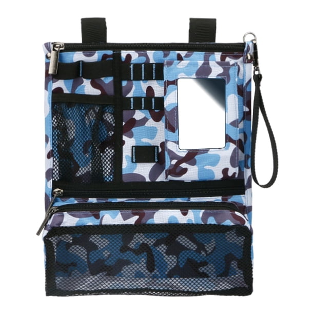 Bolsa para pelotas de golf Bolsa para guardar pelotas de golf Soporte para pelotas de golf Organizador de pelotas de golf para hombres Camuflaje azul