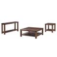 thumbnail image 5 of Bowery Hill Modern Solid Wood Side Table in Brick Brown Finish, 5 of 5