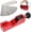 Red, variant on chasenew Spark Plug Gap Tool, Spark Plug Gapping Tool with 32 Blade Steel Feeler Gauge, Universal Spark Plug Gap Tool for Most 10mm 12mm 14mm 16mm Spark Plugs (Red)