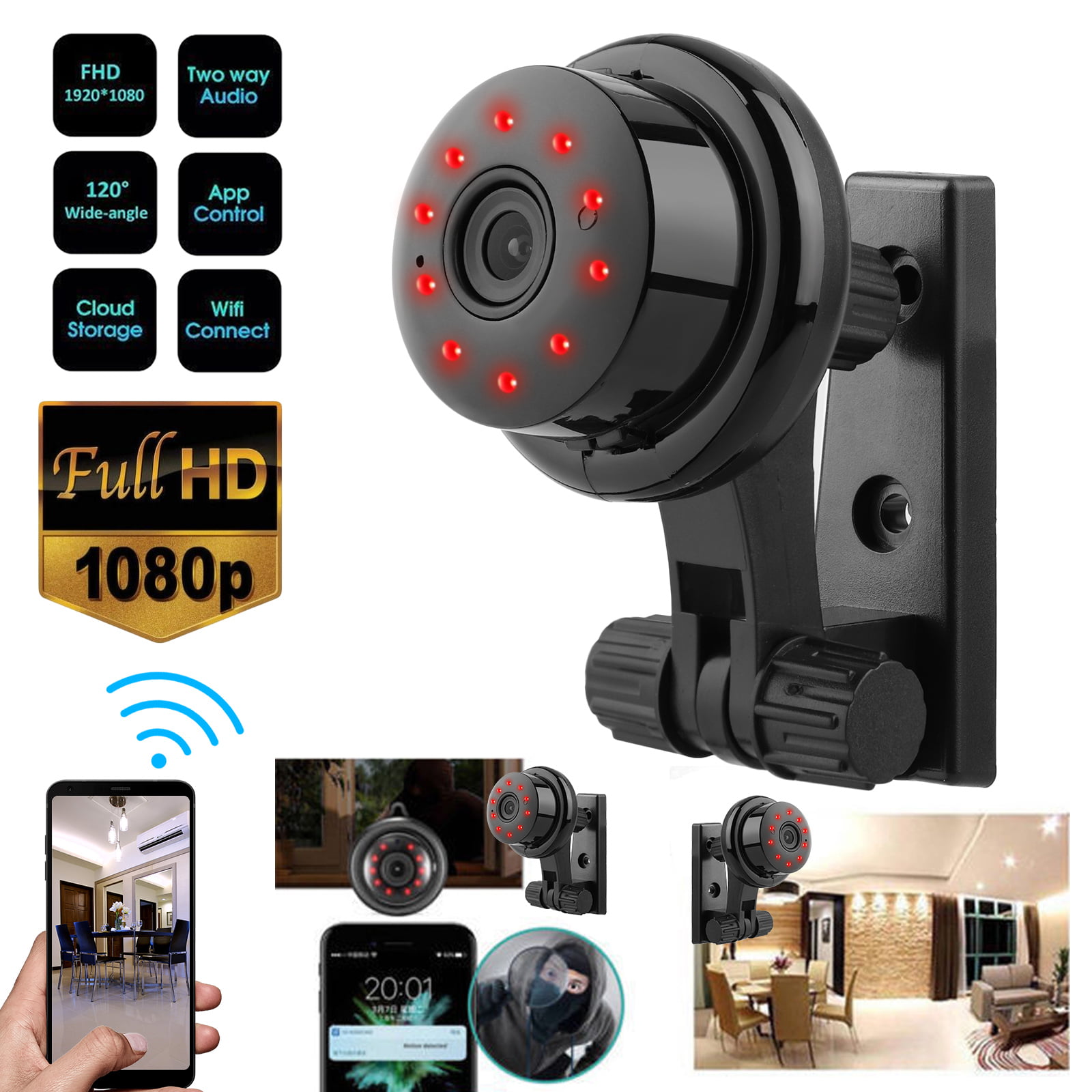 Small home security cameras