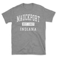 thumbnail image 1 of Mauckport Indiana Classic Established Men's Cotton T-Shirt, 1 of 1