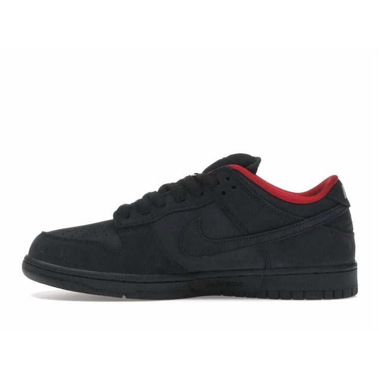 Nike Men's SB Dunk Low Supreme 94 Black Skateboarding Shoes, from