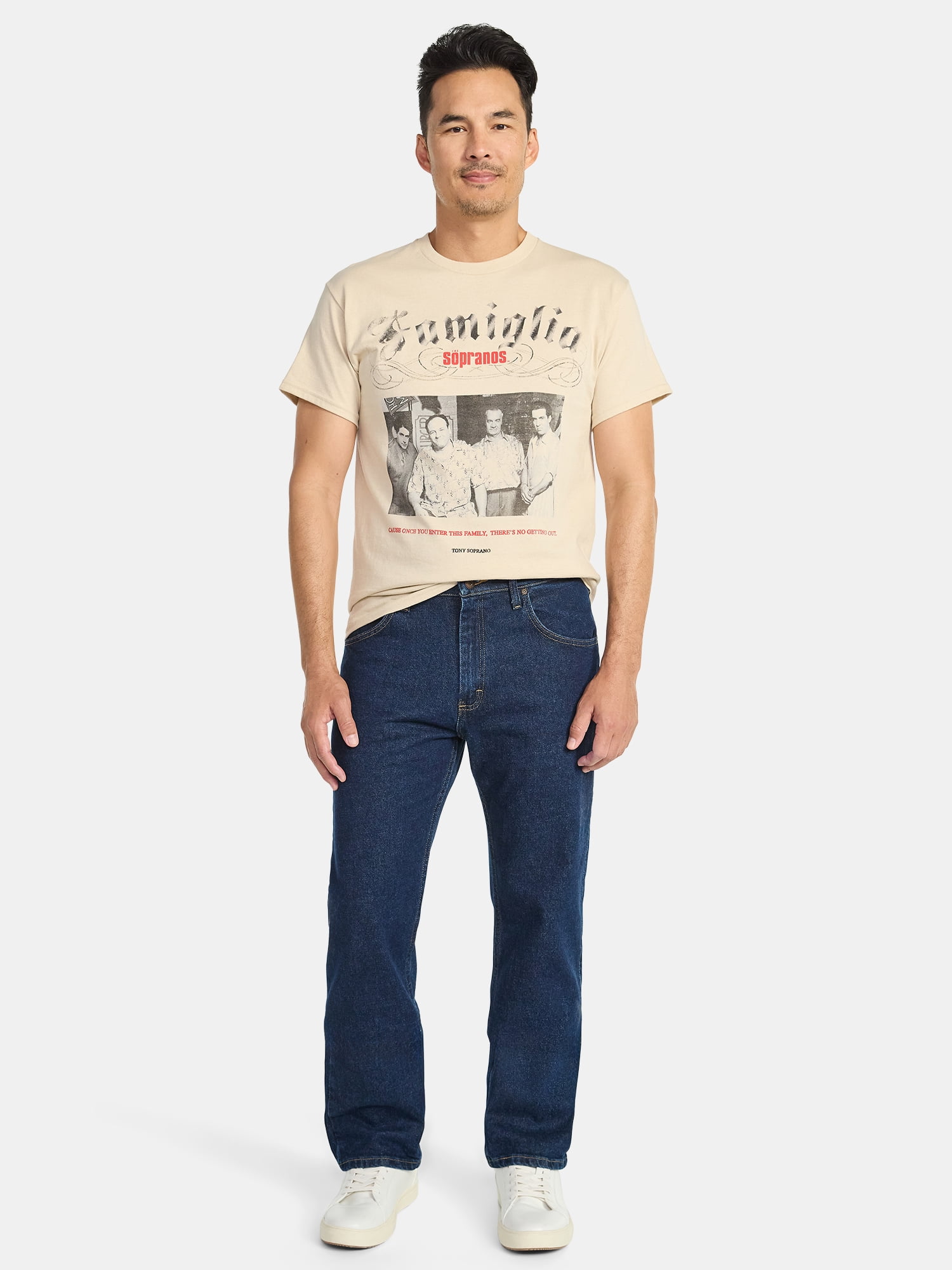 Sopranos Men's and Big Men's Graphic Tee with Short Sleeves, Sizes S-3XL