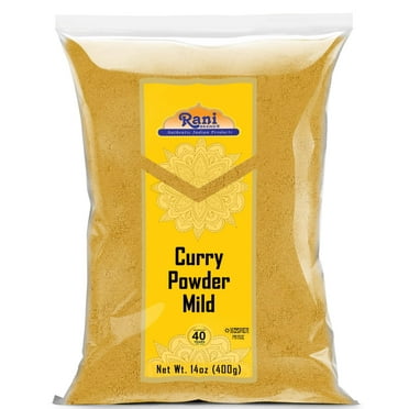 Rani Curry Powder Mild (10-Spice Authentic Indian Blend) 14oz (400g) ~ All Natural | Salt-Free | NO Chili or Peppers | Vegan | No Colors | Gluten Friendly | NON-GMO | Kosher | Indian Origin