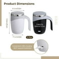 thumbnail image 5 of 2PCS Rechargeable Self Stirring Coffee Mugs, Electric Magnetic Mixing Cups, Christmas Stainless Steel Travel Cups, Rotating Birthday Gift Mugs, Automatic 304, 5 of 7