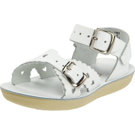 

Salt Water 1403-WHITE: by Hoy Originals White Little Kids Sandals (10 M US Toddler)