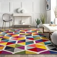 nuLOOM Maris Colorful Geometric Tiles Area Rug, 6' 7" x 9', Multi