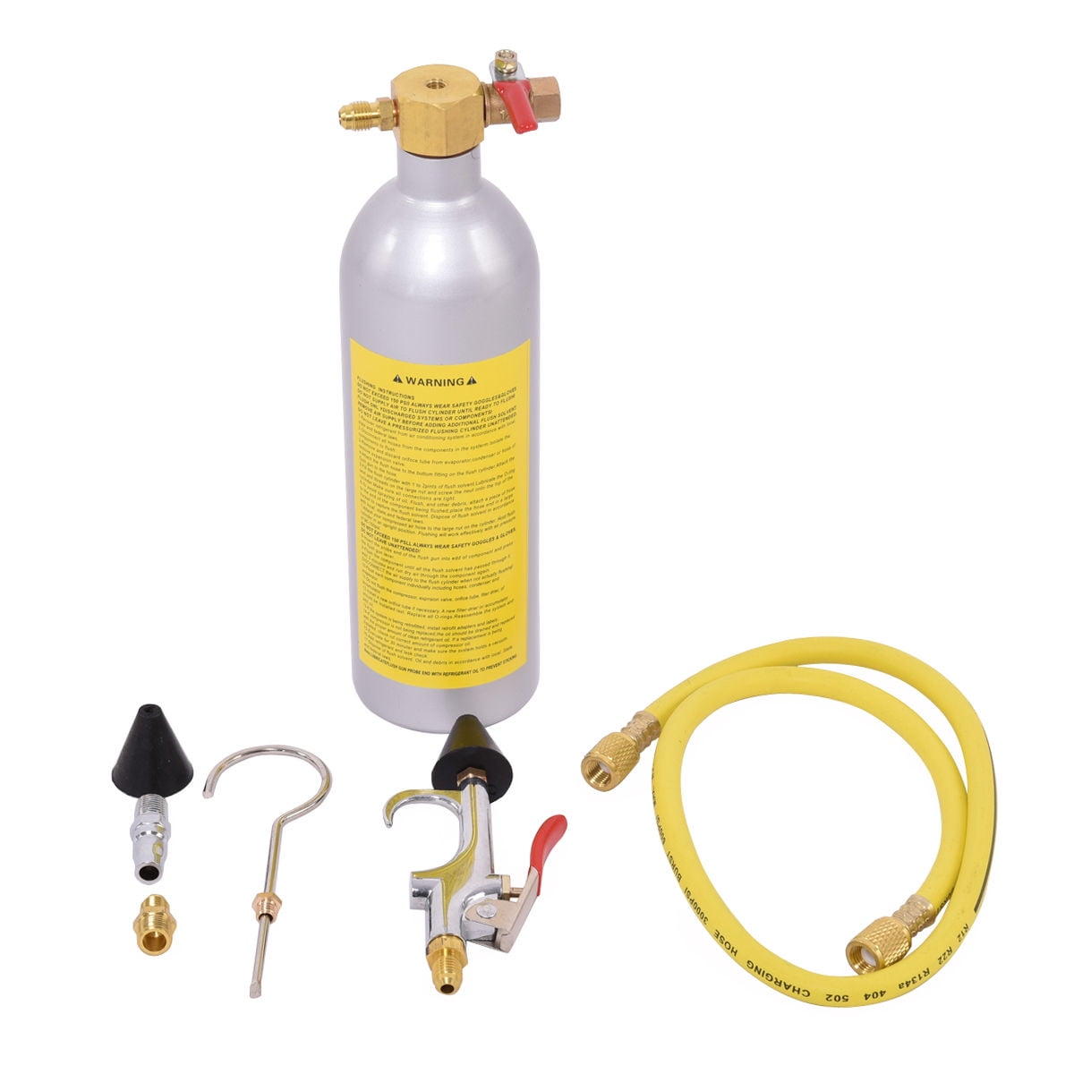 1L Air Conditioner System Flush Canister Gun Cleaning for r12 r134a r404 r22 a/c 