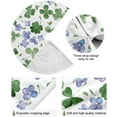 thumbnail image 2 of GZHJMY Lucky Clover Christmas Tree Skirt 48", St. Patrick's Day Tree Skirt Double Layers Polyester Easter Tree Skirt for St. Patrick's Day Holiday Party Decoration, 2 of 6