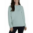 thumbnail image 2 of Eddie Bauer Ladies' Crewneck & Hoodie, 2-pack Black/Ocean Medium, 2 of 5