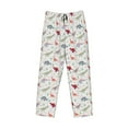 thumbnail image 6 of Uemuo Cute Dinosaur Pattern Men's Wide Leg Palazzo Lounge Pants with Pockets Light Weight Loose Comfy Casual Pajama Pants-XX-Large, 6 of 9