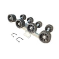 thumbnail image 4 of harper Rouleau de Remorque de Bateau Accessoires Marins Bricolage Assemblage, Support Inférieur, Pièces de Rechange pour Remorques de Navire Bateau à Moteur 8 Roues Noir, 4 of 9