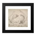 thumbnail image 2 of Bonaventura Peeters the Elder 13x12 Black Modern Framed Museum Art Print Titled - Mountainous Landscape with Figure on Horseback In&nbsp;Foreground, 2 of 5