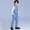 v#1692Sky Blue3546, variant on HAYIMI Kids Boys Suit Three Piece Suit Formal Vest Suit O-Neck Short Sleeved Performance Outfit Sets Children Toddlers In Speech Performances Party Relaxed Fit Cartoon Clothes Sets