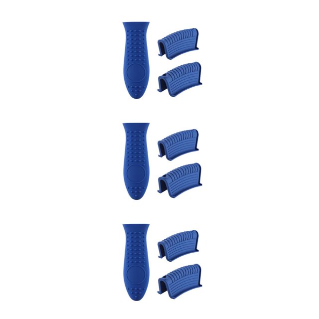Advancent 3 piezas de fundas de silicona para mango de olla, accesorios para utensilios de cocina para el hogar, accesorio para utensilios de cocina, Type1 NO1 Advancent CBP457888