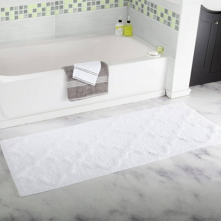 Somerset Home 100% Cotton Trellis Bathroom Mat, 24