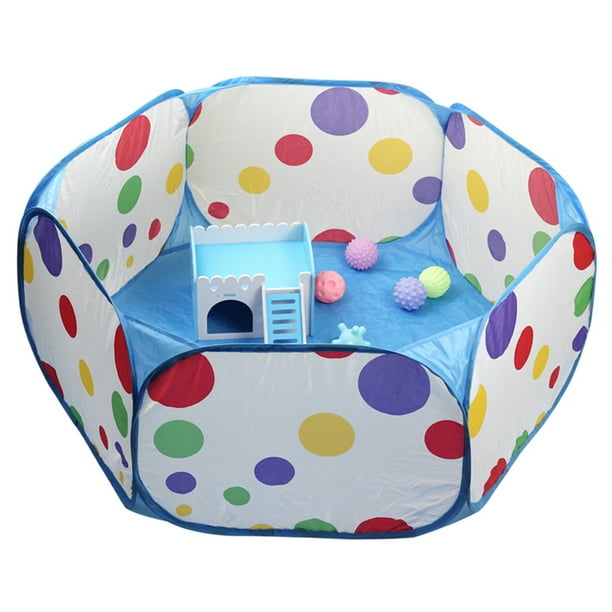 Caja para Cerca para Jaula para Pequeños Cerca para Patio Recreo Hámster Gato Y Conejillo Indias (azul)