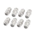 thumbnail image 2 of 8 Pcs F Type Female to Female Straight RF Coax TV Adapter Connectors Silver Tone, 2 of 4
