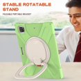 thumbnail image 5 of Funda a juego para iPad Pro de 12,9 pulgadas (2020) con correa para el hombro, soporte de anilla ajustable grande, portalápices y protección contra golpes., 5 of 5