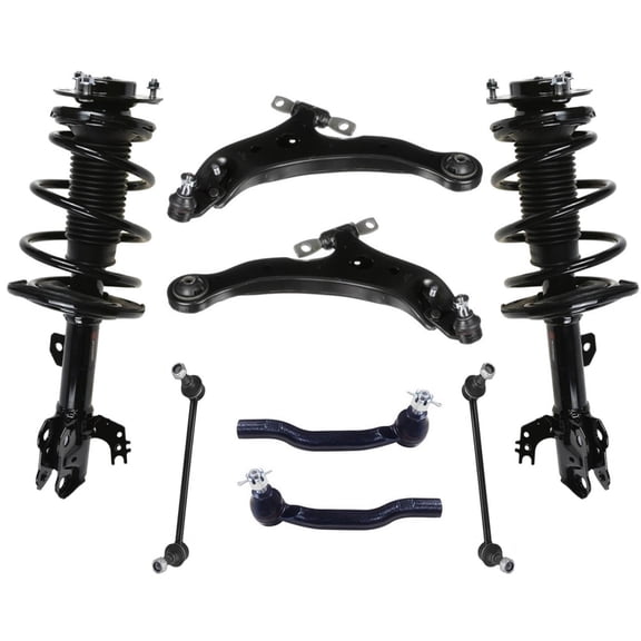 Control Arms Coil Spring Struts & Sway Bar Links for 2013-2018 Toyota Avalon 8pc