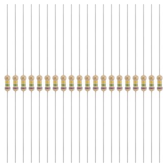100 x Resistors 5.6K ohm 1/4W 250V 5% Carbon Film 5K6R LW