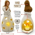thumbnail image 6 of OakiWay Mother-Daughter Love Statue candle holder with Flickering LED Light - Hand-Painted Resin Figurine, Heart-Shaped Design, Gift-Ready with Greeting Card for Mother’s Day or Special Occasions, 6 of 11