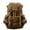 dark khaki, variant on Men's outdoor shoulder casual student bag large capacity travel backpack canvas leather climbing bag