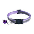 thumbnail image 2 of Walbest Reflective Polyester Breakaway Cat Collars with Bell Adjustable Small Pet Dog Puppies Black Green Orange Pink Red Sapphire Blue Yellow, 2 of 7