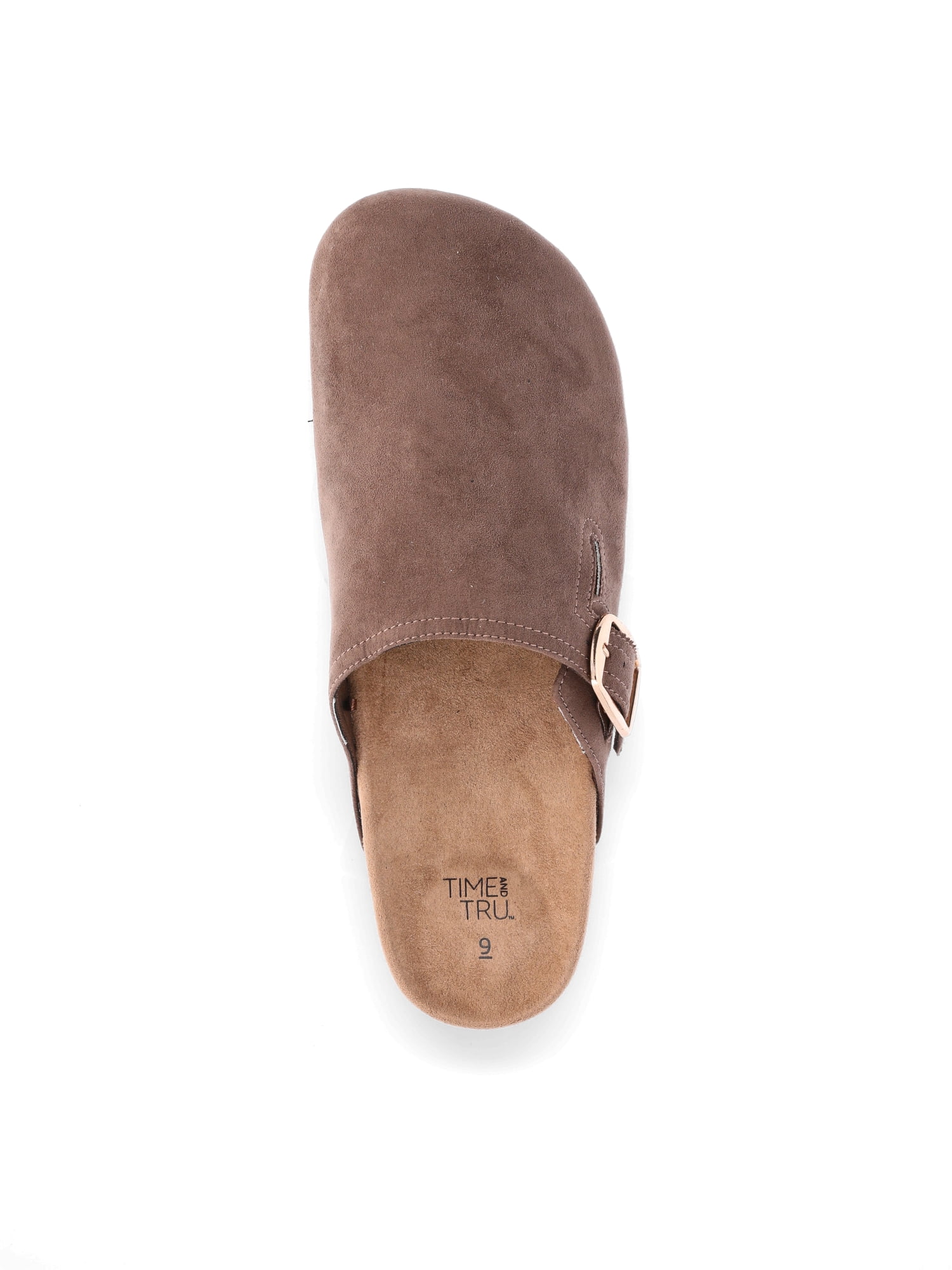 Time and Tru Women's Buckle Clogs