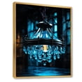 thumbnail image 2 of Designart "Modern Sophistication of Chandelier" Glam Floater Framed Canvas Art Print, 2 of 7