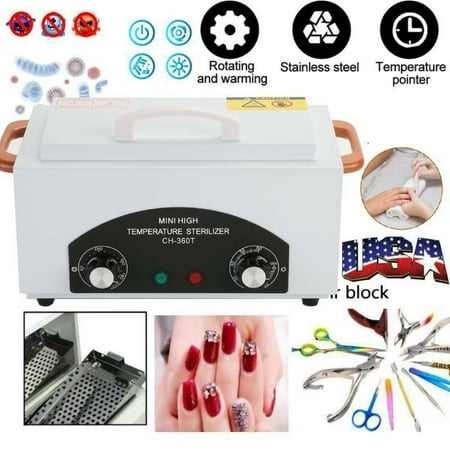 110V Dental Heat Cabinet Autoclave Hot Dry High Temperature Tool Automatic Timer