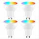 thumbnail image 1 of Bombilla LED Inteligente Tuya GU10 Regulable 5 W CA 200-240 V WIFI + Bluetooth Control de Aplicación Smart Life Funciona con Home 4 Piezas, 1 of 7