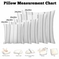 thumbnail image 5 of Throw Pillow Covers, Grey Vertical Stripes Decorative Throw Pillow Covers 20x20 Inch, Geometric Farmhouse Striped Square Linen Pillow Cases for Couch/Living Room/Sofa, 5 of 9