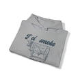 thumbnail image 4 of BBQ Outdoor Cooking Farmer Cow Beef Hoodie, Gifts, Hooded Sweatshirt, 4 of 4