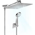 thumbnail image 1 of Shower Head ” High Pressure Rain/Hand Shower Combo with ” Extension Arm Function Hand Shower LeakProof Shower Head with Holder/Shower Hose Height/Angle Adjustable(” Chrome Pla, 1 of 6