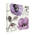 thumbnail image 4 of Trademark Fine Art 'Floral Waltz Plum II' Canvas Art by Pela Studio, 4 of 4
