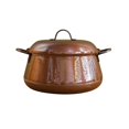 thumbnail image 2 of Olla de cobre puro, sartenes de inducción, asas dobles gruesas, utensilios de cocina de cobre hechos a mano, sartén para estofado, olla para sopa para 4L, 2 of 8