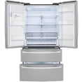 thumbnail image 2 of LG LMXC22626S 22 Cu. Ft. Stainless Smart French Door Double Freezer Refrigerator, 2 of 7