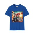 thumbnail image 2 of Wacky Boston Terrier Dogs Driving At Sunset Shirt, 2 of 11