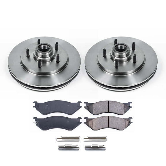 Ultimate Brakes Front Semi-Metallic Brake Pad and Rotor Kit with Hardware WM80609