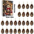 thumbnail image 2 of Countdown Sets 2D Christmas Owl Home Ornaments Holiday Advent Calendar Tree Decorations Set with 24 Unique, 2 of 6