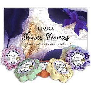 Fiora Naturals Shower Steamers Aromatherapy Gift - 6 Aromatic Steamers Set