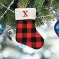 thumbnail image 1 of ¡Precios Rebajados!, Calcetines navideños Bolsa de regalo navideña Colgante Calcetines con alfabeto Haig rojo Adornos para árbol de Navidad Akmoler, 1 of 9