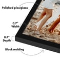 thumbnail image 7 of Americanflat 30x30 Picture Frame with Polished Plexiglass Streamline Collection Thin Border Square - Black, 7 of 7